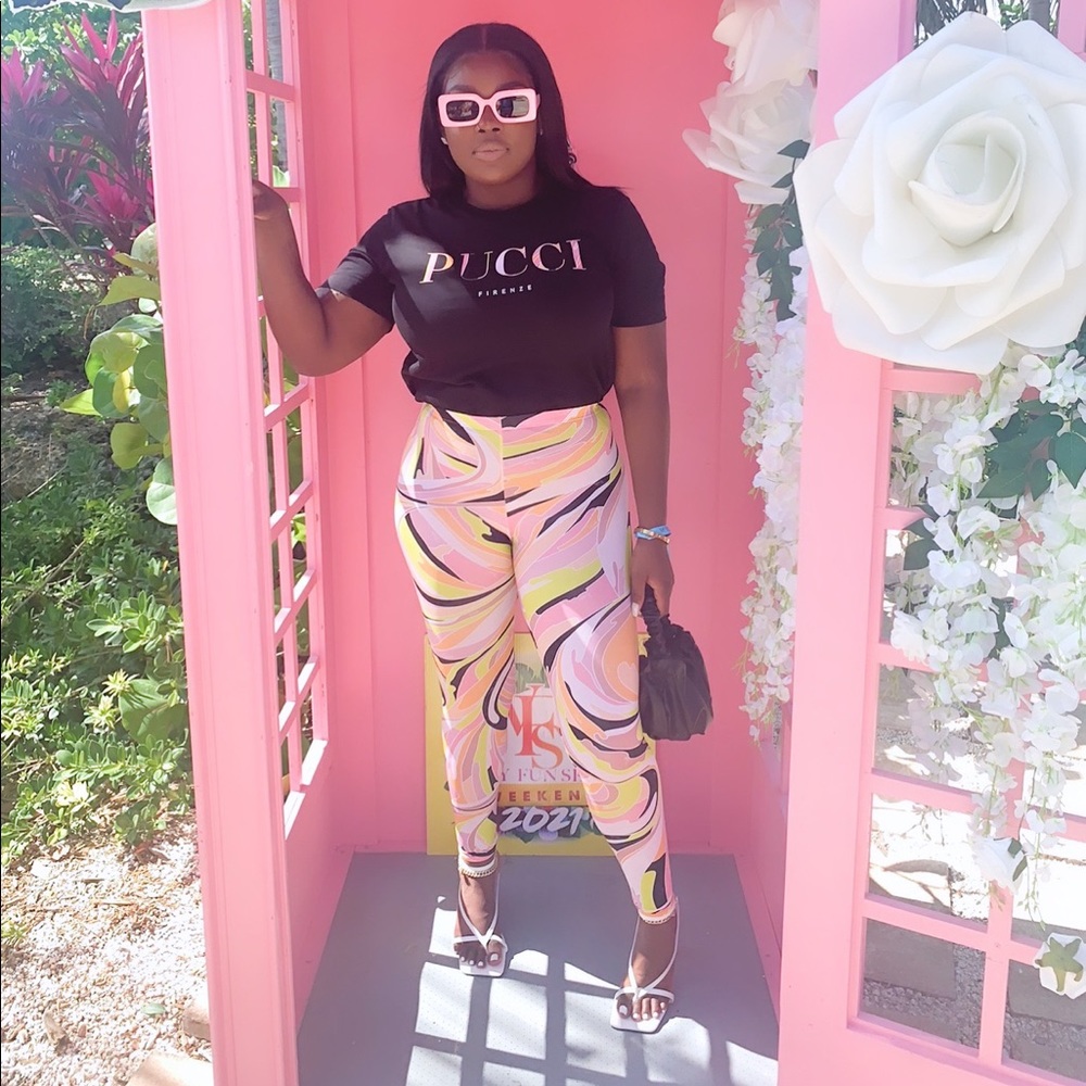 Authentic PUCCI LEGGINGS AND TOP (Leggings and top